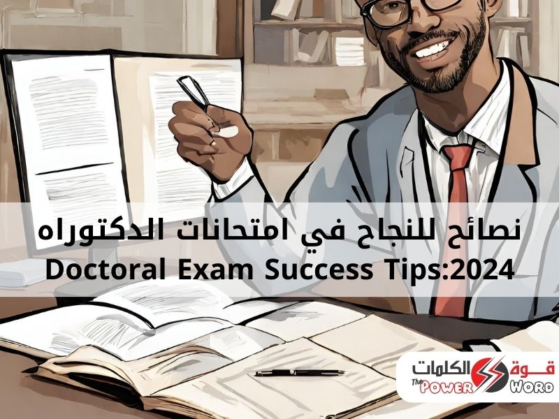 نصائح للنجاح في امتحانات الدكتوراه 2024:Doctoral Exam  Success Tips
